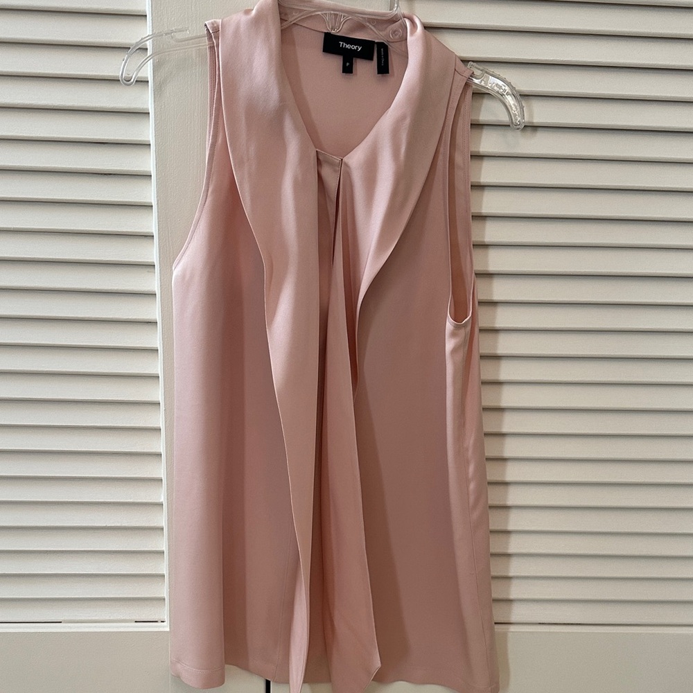 Theory Women's Blush Sleeveless Blouse